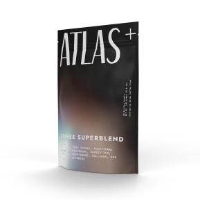アットラスト　ブッチャープロダクツ　レーヨン　コーヒー豆 atlast ATLAS+ Mushroom Coffee Superblend | Adaptogens, Collagen & Probiotics