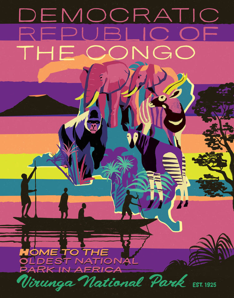 Travel Print - Congo